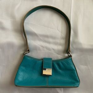 Kenneth Cole Reaction blue leather mini bag